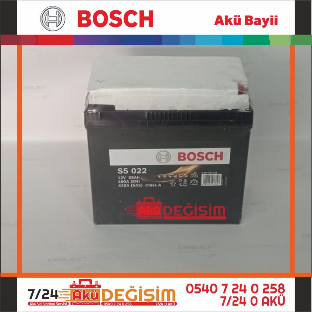 Bosch 55 Ah Amper Honda Aküsü
