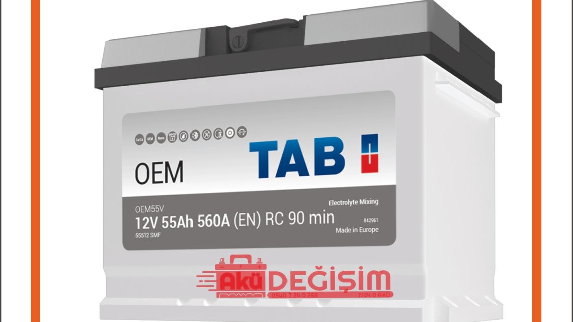 Tab 55 AH EFB Kare Akü