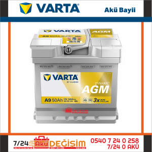 Varta A9 50 Ah AGM Akü