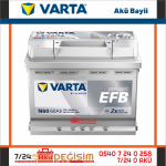 Varta N60 60 Ah EFB Start Stop Akü