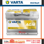 Varta A7 70 AH AGM Start Stop Akü