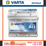Varta D24 60 Ah Marş Aküsü