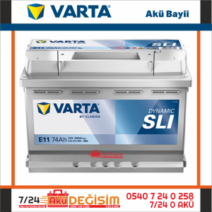 Varta E11 74 Ah Akü