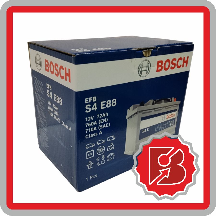 Bosch 72 Ah Yüksek Tip EFB Start Stop