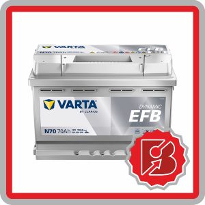 Varta 70 Ah EFB Start Stop N70 Akü