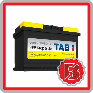 TAB 70 Ah EFB Start Stop Akü