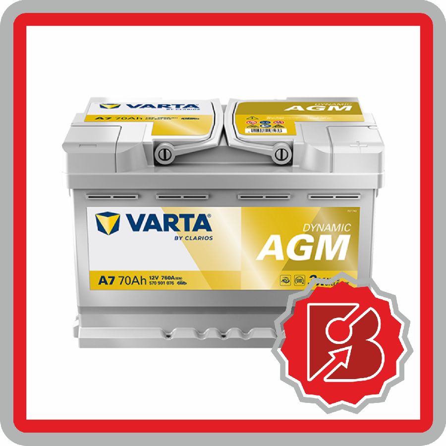 Varta 70 Ah AGM Start Stop Akü